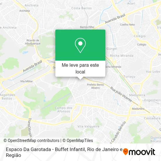 Espaco Da Garotada - Buffet Infantil mapa