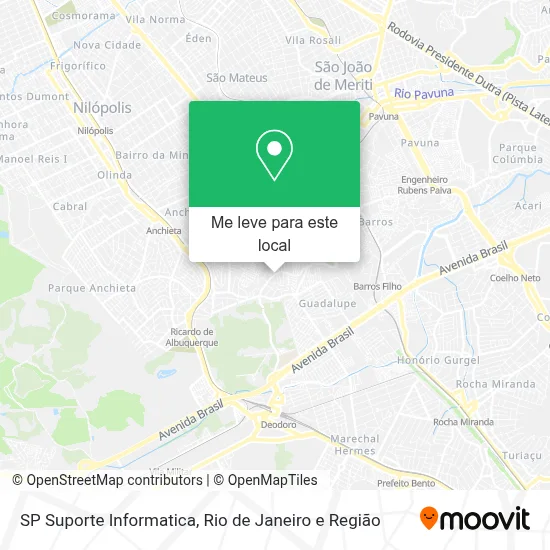 SP Suporte Informatica mapa