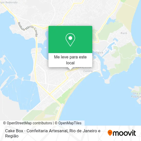 Cake Box - Confeitaria Artesanal mapa