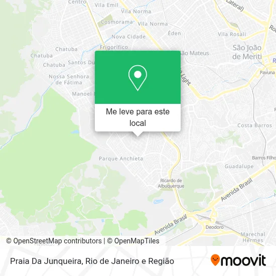 Praia Da Junqueira mapa