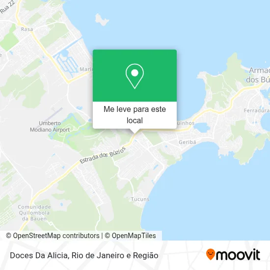 Doces Da Alicia mapa