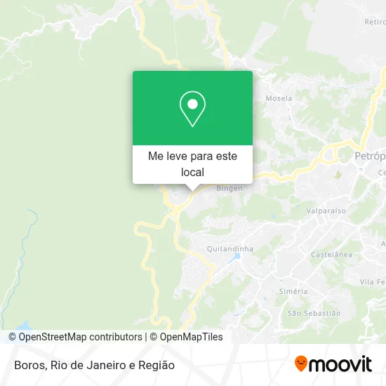 Boros mapa