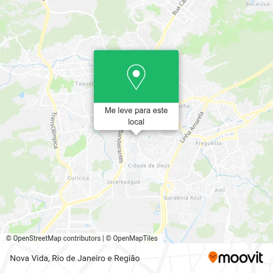 Nova Vida mapa