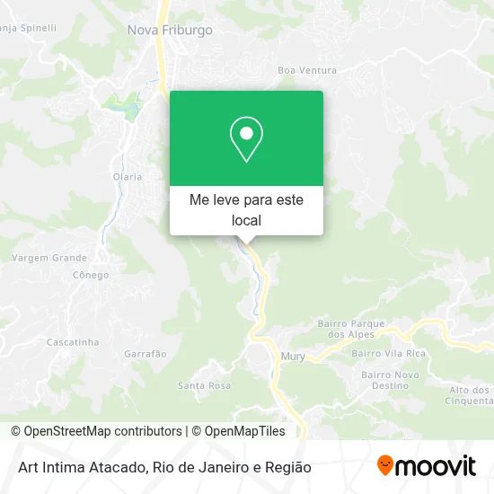 Art Intima Atacado mapa