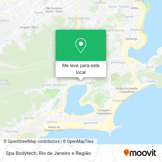 Spa Bodytech mapa