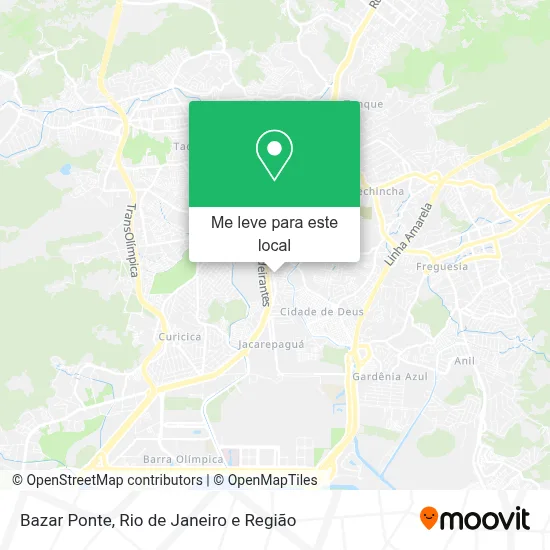 Bazar Ponte mapa
