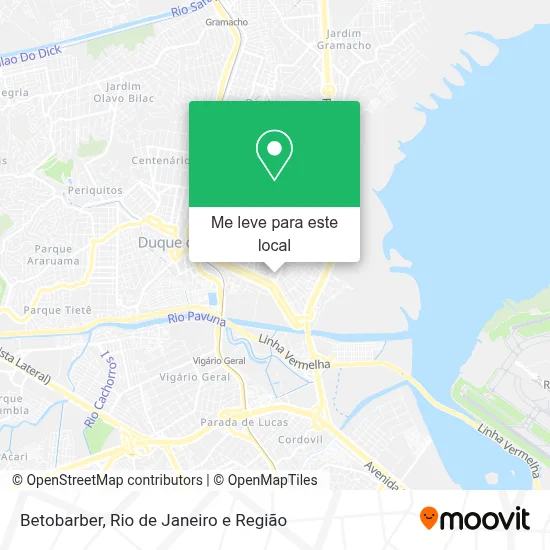 Betobarber mapa