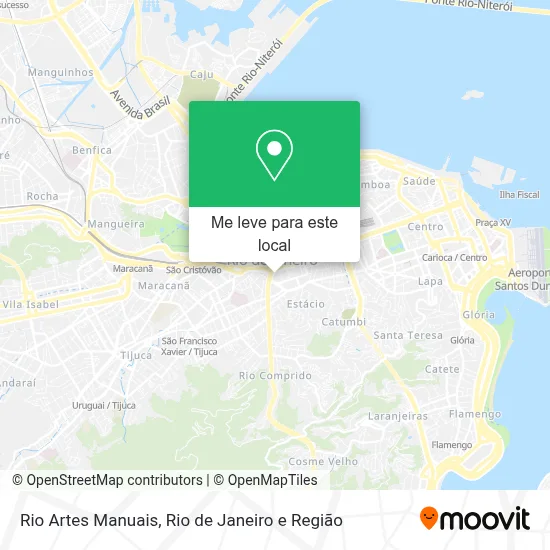 Rio Artes Manuais mapa