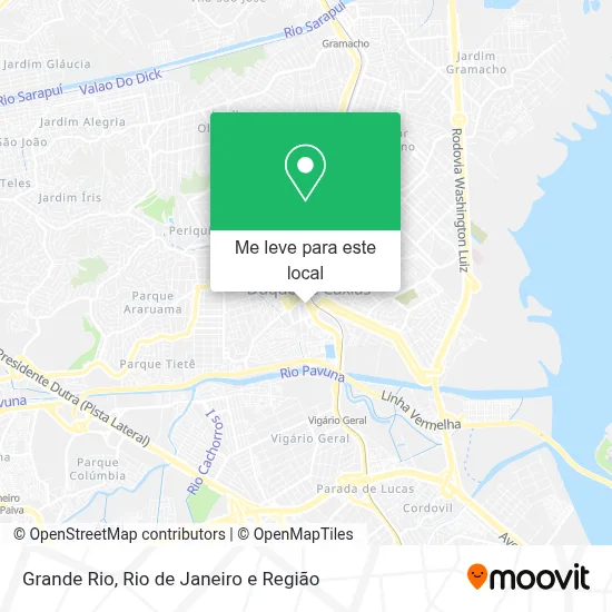 Grande Rio mapa