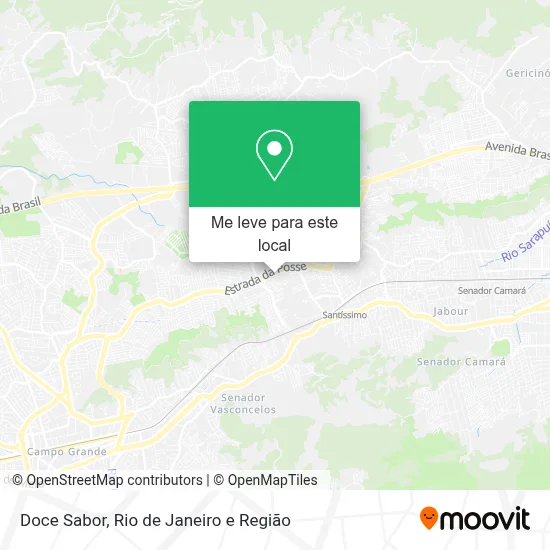Doce Sabor mapa