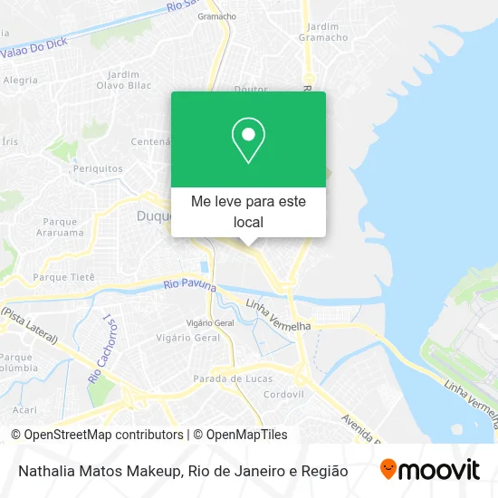 Nathalia Matos Makeup mapa