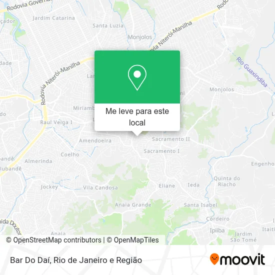 Bar Do Daí mapa