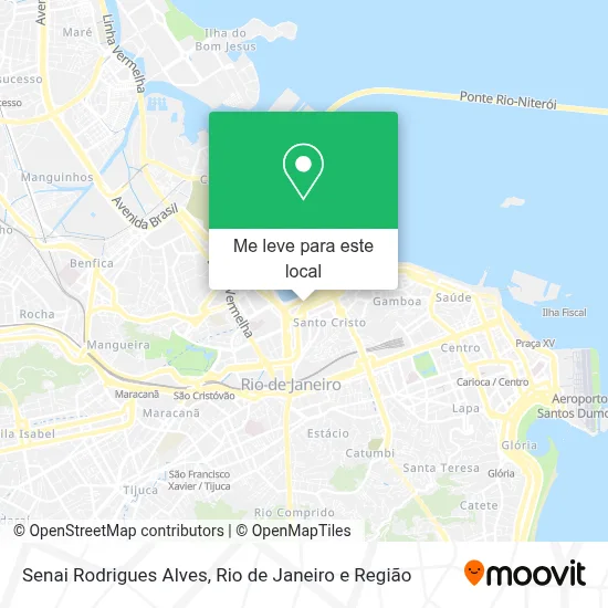 Senai Rodrigues Alves mapa