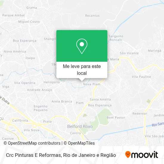 Crc Pinturas E Reformas mapa