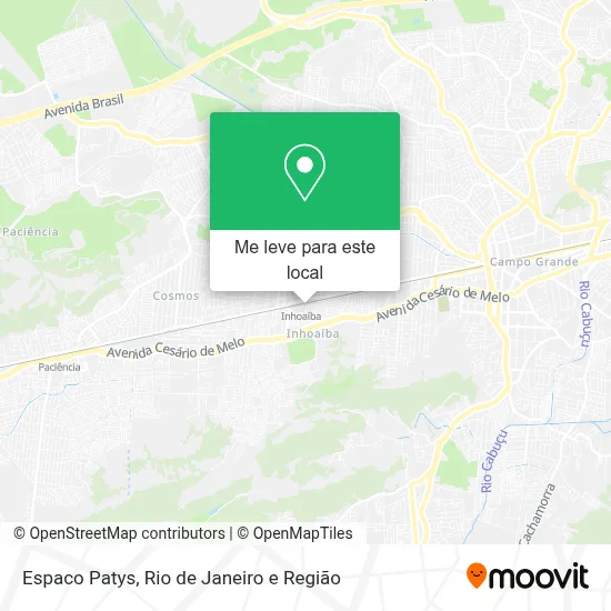 Espaco Patys mapa