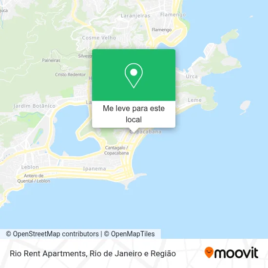 Rio Rent Apartments mapa