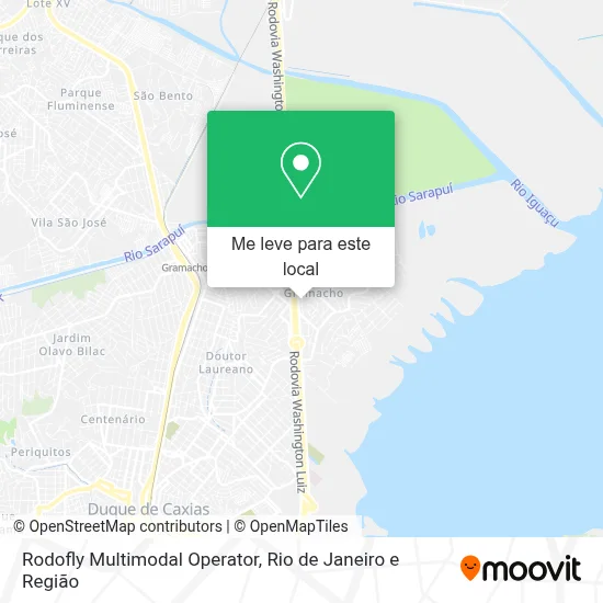Rodofly Multimodal Operator mapa
