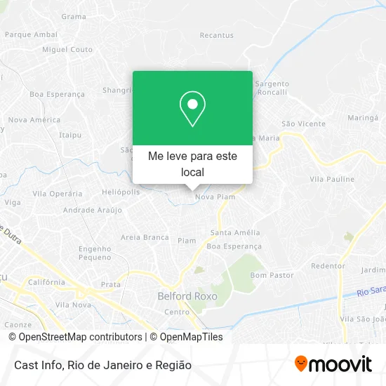 Cast Info mapa