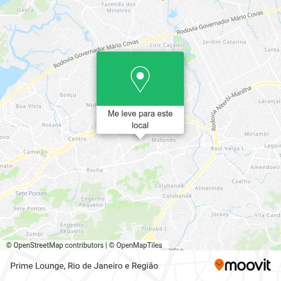 Prime Lounge mapa