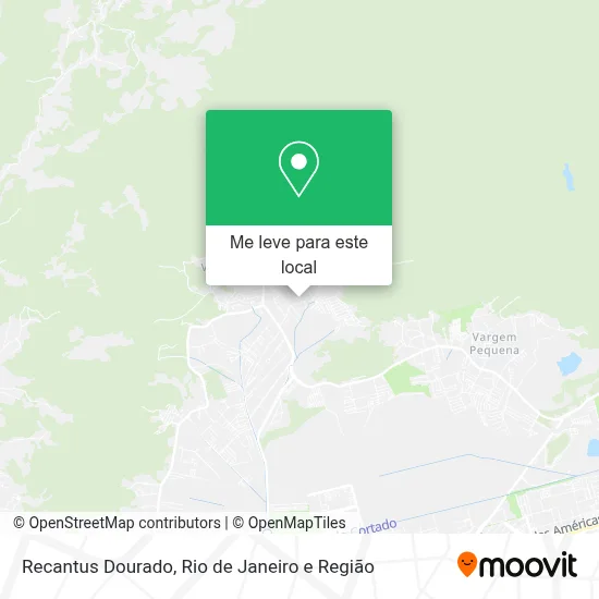 Recantus Dourado mapa