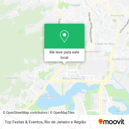 Top Festas & Eventos mapa