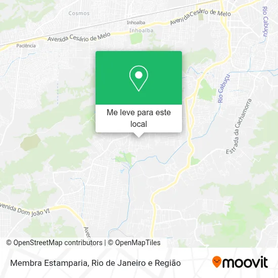 Membra Estamparia mapa