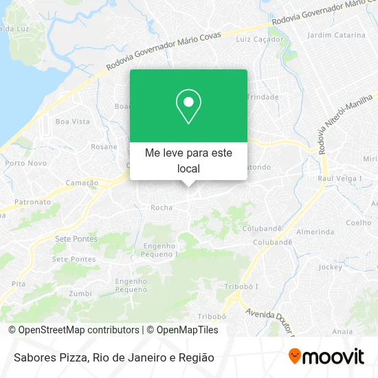Sabores Pizza mapa