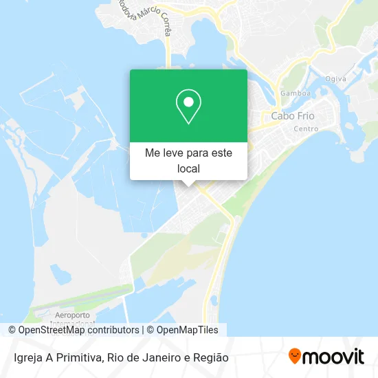 Igreja A Primitiva mapa