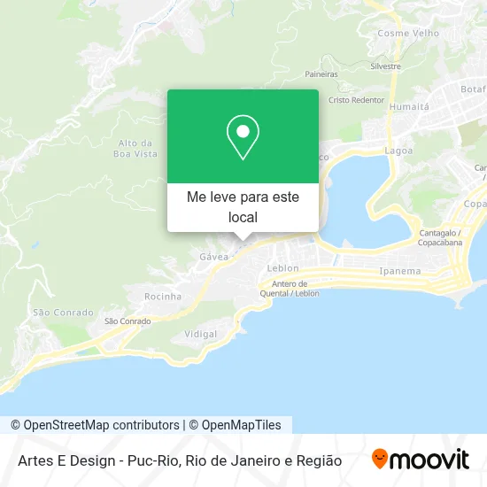 Artes E Design - Puc-Rio mapa