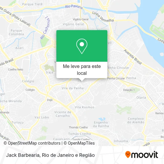 Jack Barbearia mapa