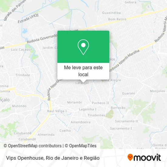 Vips Openhouse mapa