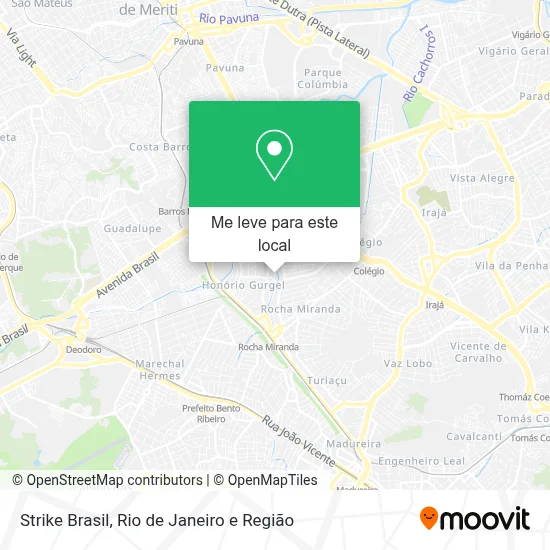 Strike Brasil mapa