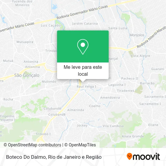 Boteco Do Dalmo mapa