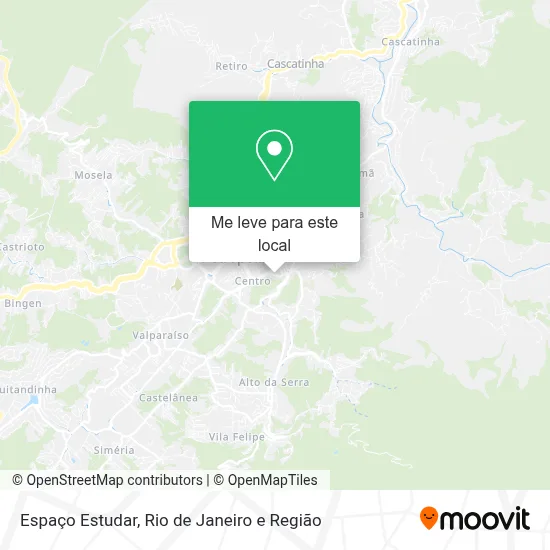Espaço Estudar mapa