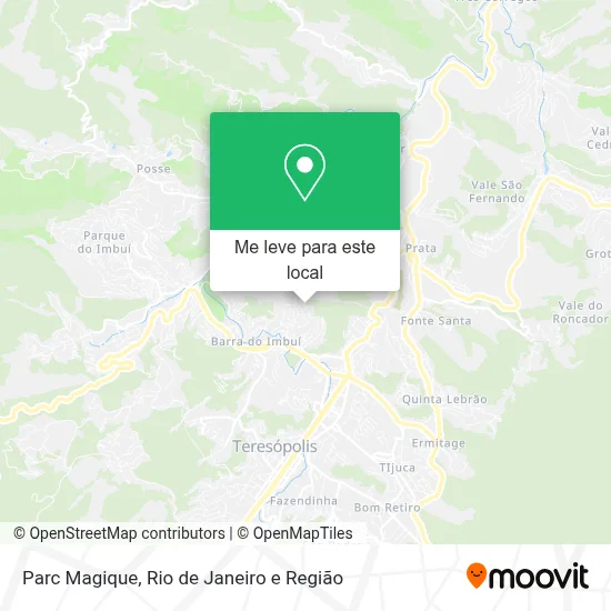 Parc Magique mapa