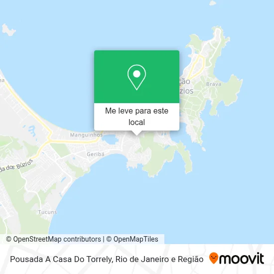 Pousada A Casa Do Torrely mapa