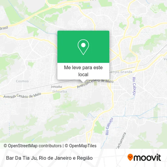Bar Da Tia Ju mapa