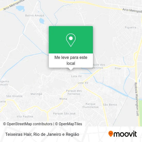 Teixeiras Hair mapa