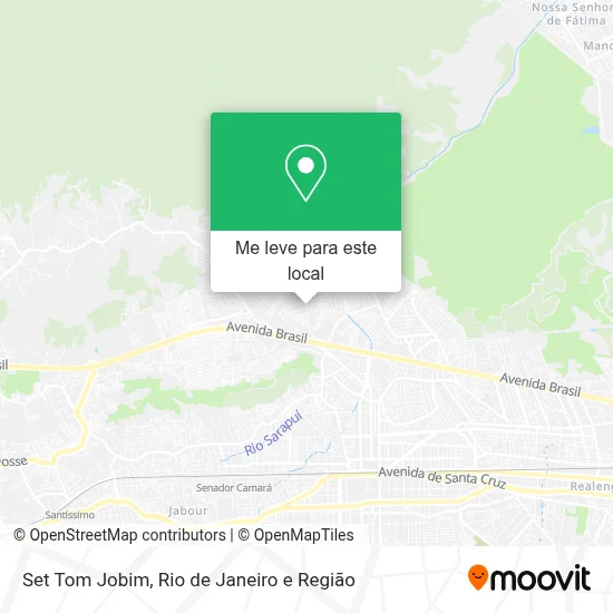 Set Tom Jobim mapa