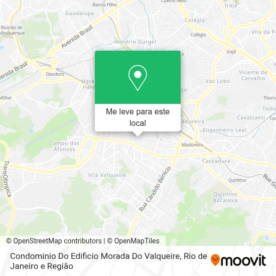 Condominio Do Edificio Morada Do Valqueire mapa