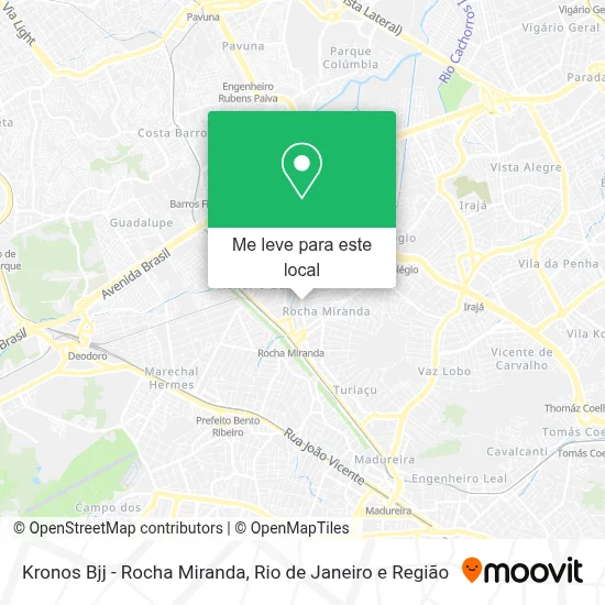 Kronos Bjj - Rocha Miranda mapa