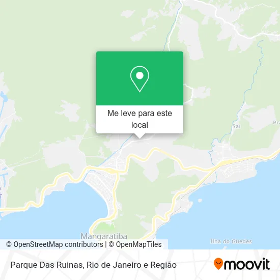 Parque Das Ruinas mapa