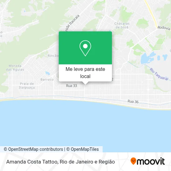 Amanda Costa Tattoo mapa
