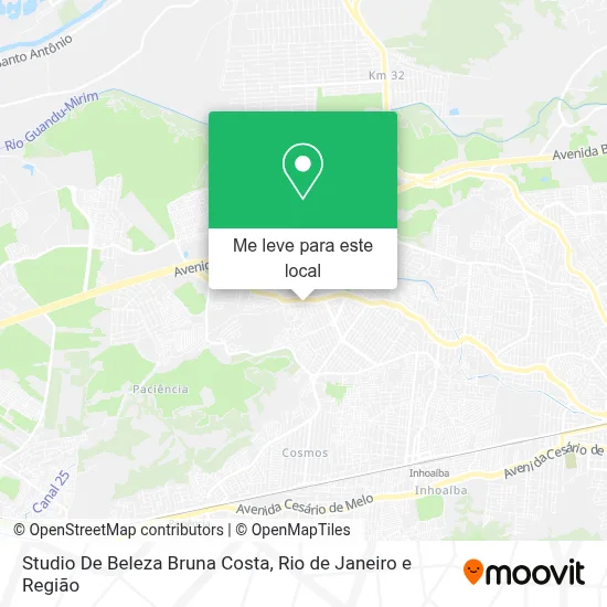 Studio De Beleza Bruna Costa mapa