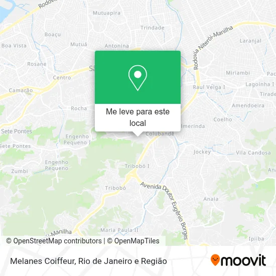 Melanes Coiffeur mapa
