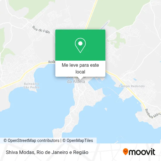Shiva Modas mapa
