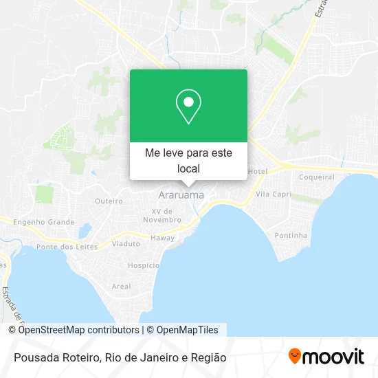 Pousada Roteiro mapa