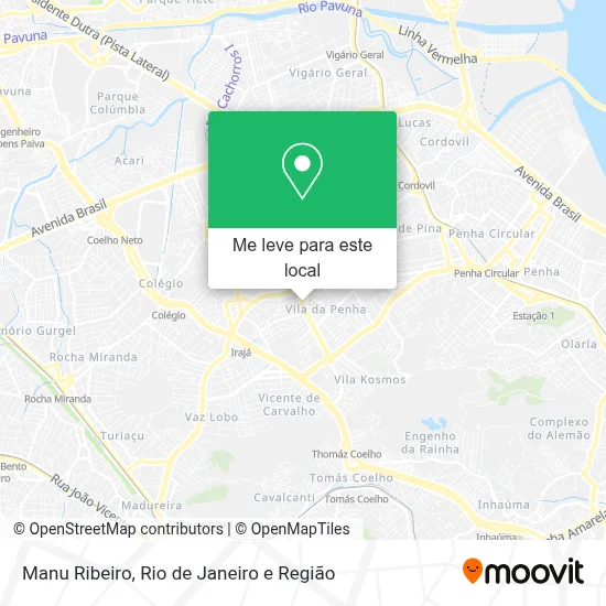 Manu Ribeiro mapa