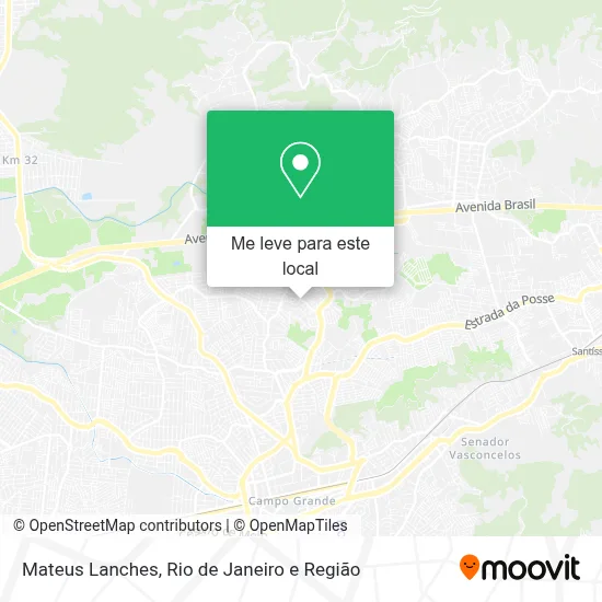 Mateus Lanches mapa