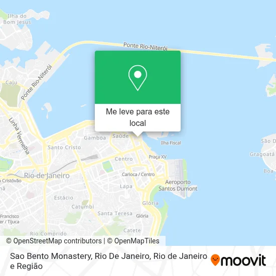 Sao Bento Monastery, Rio De Janeiro mapa